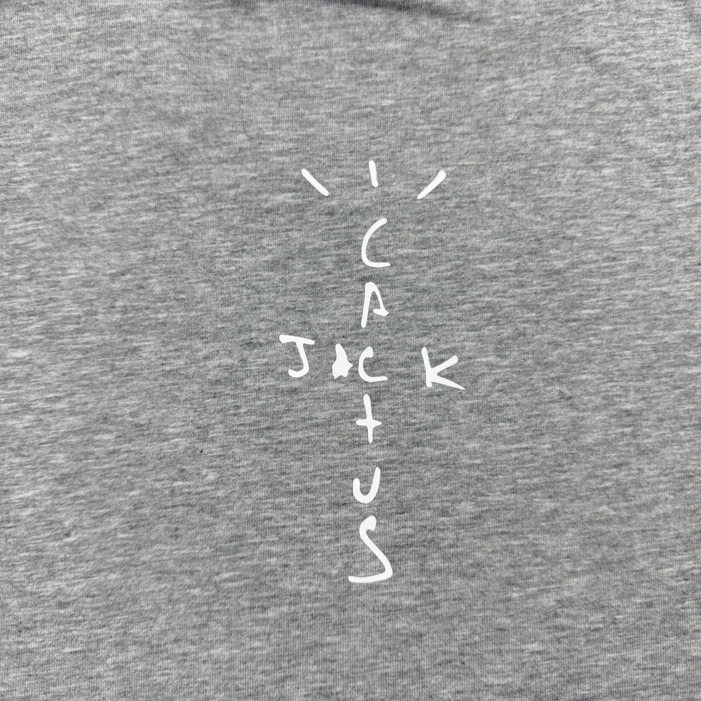 Nike Travis Scott Cactus Jack Tee Men's XL‎ Gray Short Sleeve T-Shirt